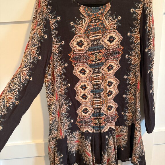 Free People Smooth Talker Tunic, Color: Black, sz Medium - Picture 5 of 10